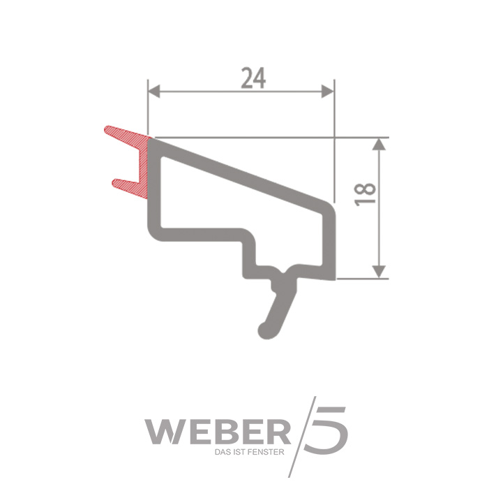 Штапик стандартный 24 мм в Караганде