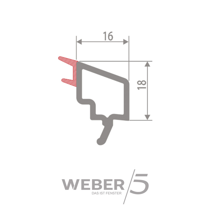 Штапик стандартный 16 мм в Караганде