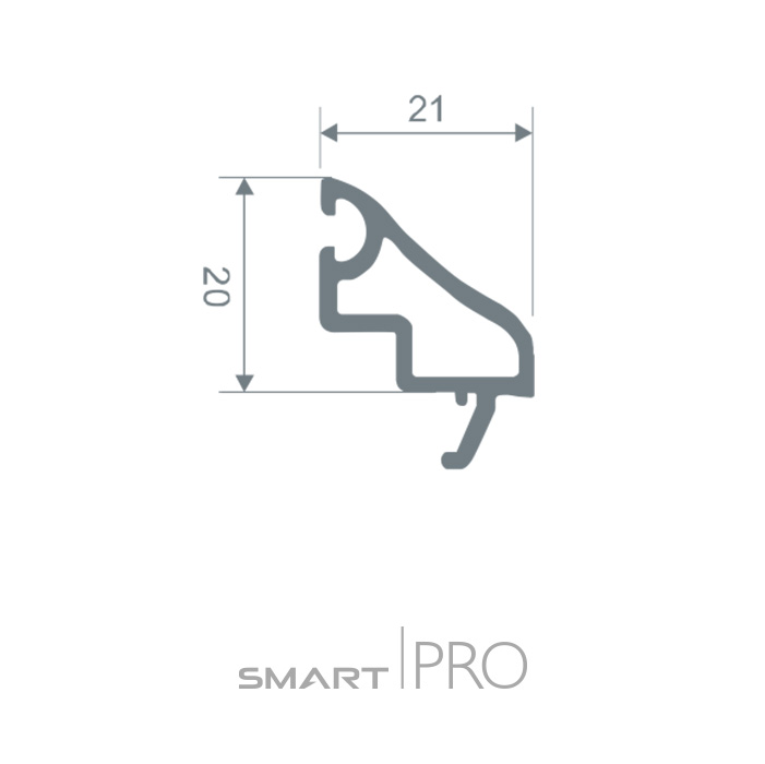 Штапик универсальный 20 мм в Караганде